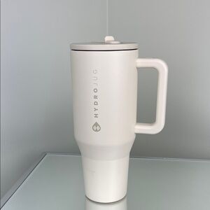 HydroJug Traveler 40oz Cream Insulated Tumbler w/ Handle